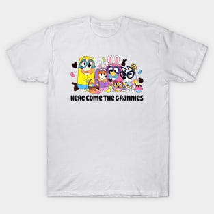 bluey here come the grannies T-Shirt